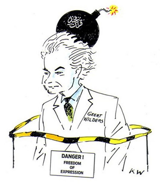Westergaard's Wilders caricature (2008), published in the Danish Press.